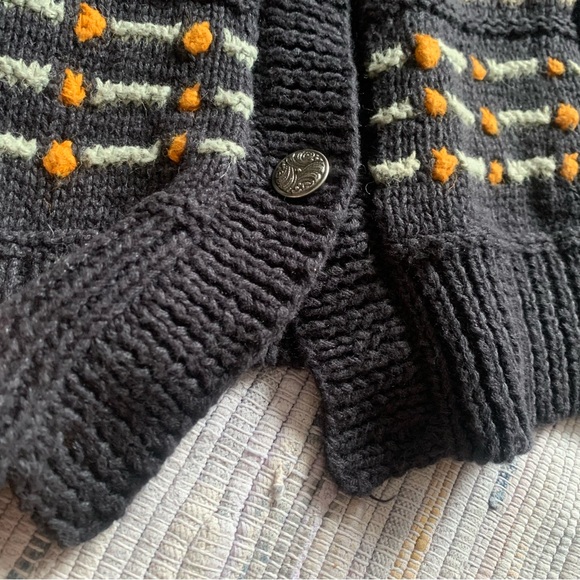 Vintage Compagnie Internationale Express 90s Geometric Cardigan Sweater vest - Picture 4 of 8